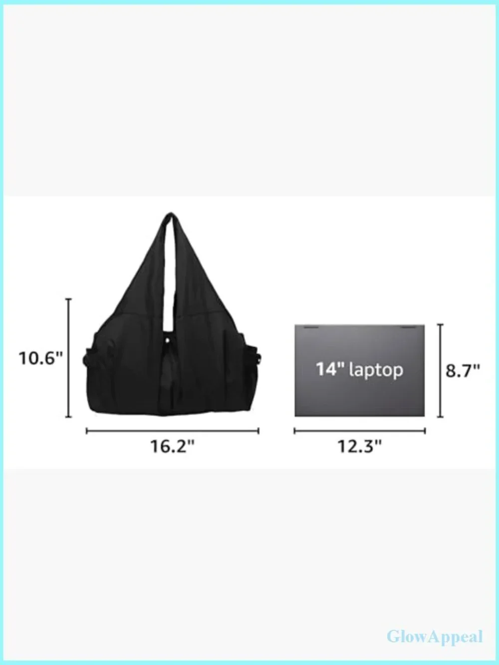 Waterproof Oxford Nylon Large Capacity Hobo Work Tote Shoulder Bag Travel